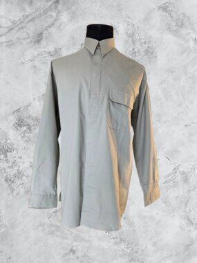 TODAY'S MAN LONG SLEEVE CASUAL DRESS SHIRT - SIZE LARGE